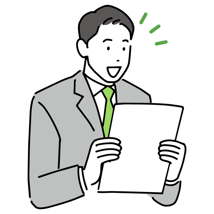 登録免許税の収入印紙を貼付した台紙